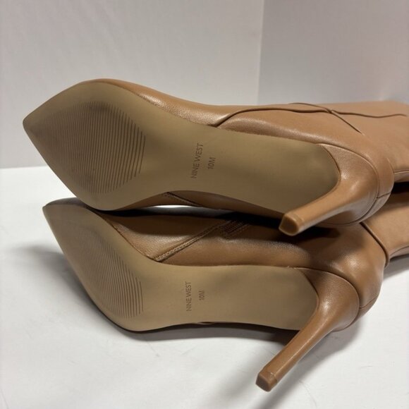 Nine West Women’s Richy Natural Knee High Boots, Size 10 M - Picture 6 of 7
